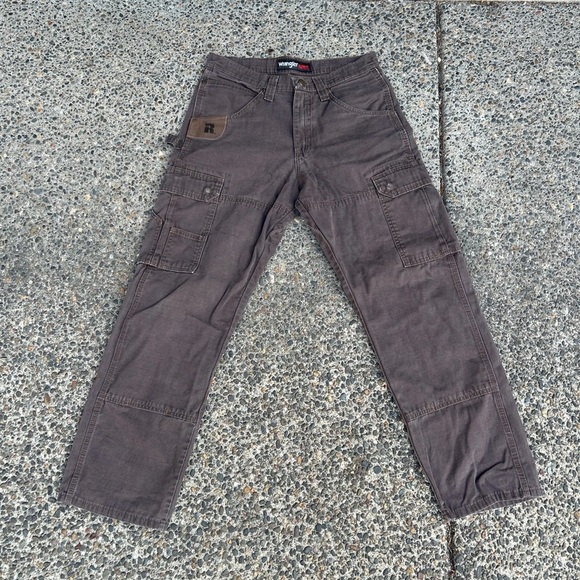 Wrangler Men's Brown Slim Straight Jeans - Picture 1 of 3